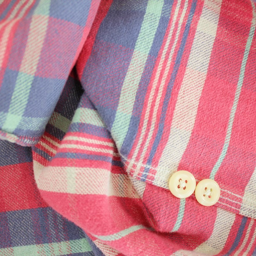 Polo Ralph Lauren Plaid Cotton Flannel Button Up Shirt Long Sleeve Men’s Size S - Picture 10 of 15